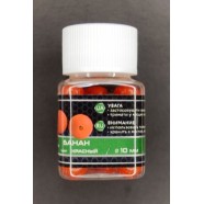 Плаваюча силіконова наживка, в діпі, EOS, Кулька, 10мм, 25шт/уп, Банан, червоний